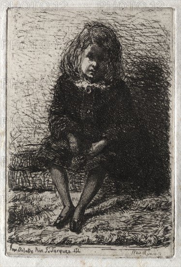 Twelve Etchings from Nature:  Little Arthur, 1858. James McNeill Whistler (American, 1834-1903). Etching