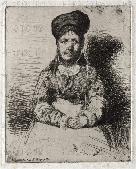 Twelve Etchings from Nature: La Rétameuse, 1858. James McNeill Whistler (American, 1834-1903). Etching