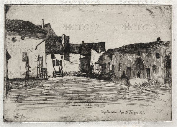Twelve Etchings from Nature: Liverdun, 1858. James McNeill Whistler (American, 1834-1903). Etching