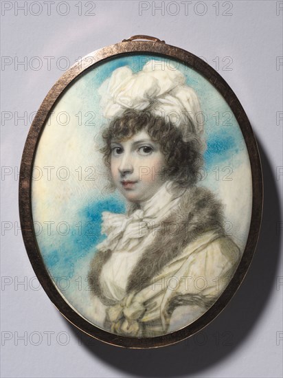 Portrait of the Hon. Anne Annesley, later Countess of Mountnorris, c. 1800. Richard Cosway (British, 1742-1821). Watercolor on ivory in a gold frame; framed: 9 x 7.3 cm (3 9/16 x 2 7/8 in.); unframed: 8.3 x 6.4 cm (3 1/4 x 2 1/2 in.)