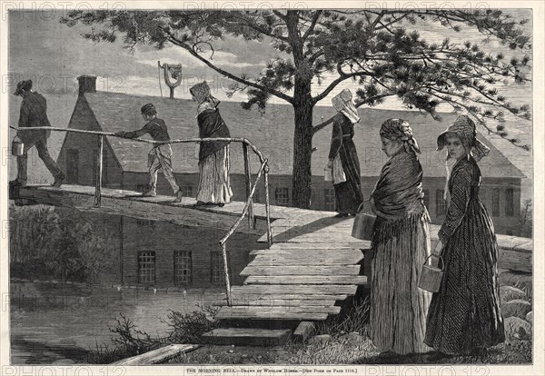 The Morning Bell, 1873. Winslow Homer (American, 1836-1910). Wood engraving