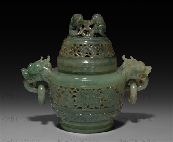 Koro, 1736-1795. China, Qing dynasty (1644-1912), Qianlong reign (1735-1795). Jade; overall: 19.8 cm (7 13/16 in.).