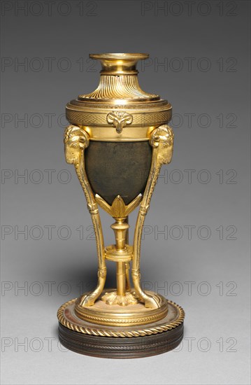 Urn Convertible into Candle Stick, late 1700s. England, late 18th century. Dark bronze, mounts in ormolu; overall: 23.5 x 10.8 cm (9 1/4 x 4 1/4 in.).