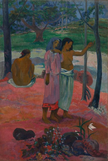 The Call, 1902. Paul Gauguin (French, 1848-1903). Oil on fabric; framed: 160.5 x 119 x 9.5 cm (63 3/16 x 46 7/8 x 3 3/4 in.); unframed: 131.3 x 89.5 cm (51 11/16 x 35 1/4 in.).