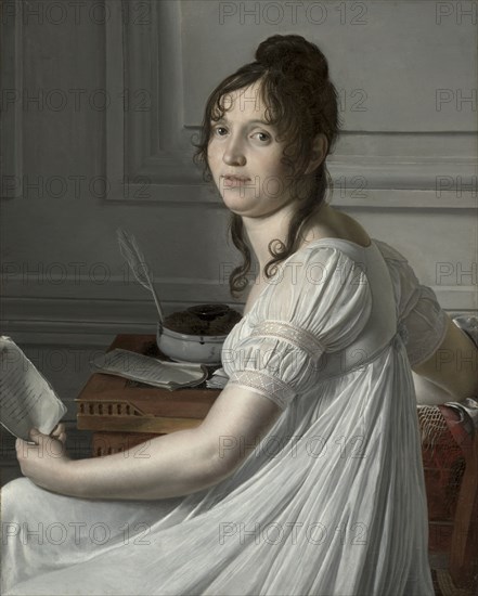 Sophie Crouzet, c. 1801. Louis Hersent (French, 1777-1860). Oil on fabric; framed: 101 x 85.5 x 12.5 cm (39 3/4 x 33 11/16 x 4 15/16 in.); unframed: 81.2 x 65 cm (31 15/16 x 25 9/16 in.).