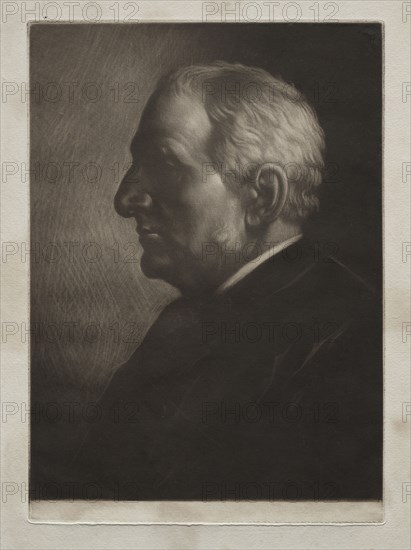 Sir Frances Seymour Haden. Alphonse Legros (French, 1837-1911). Mezzotint