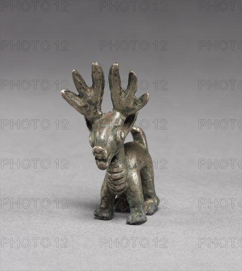 Reindeer, 1000-1532. Peru, Ica Valley. Silver; overall: 4.8 x 3 x 4.6 cm (1 7/8 x 1 3/16 x 1 13/16 in.).