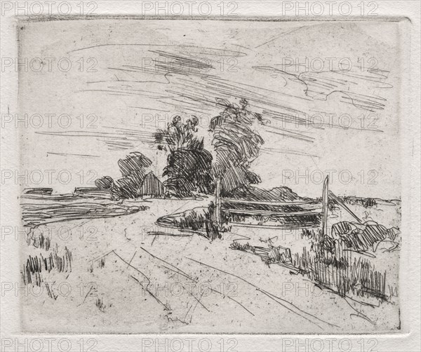 Branchville, Connecticut. John Henry Twachtman (American, 1853-1902). Etching