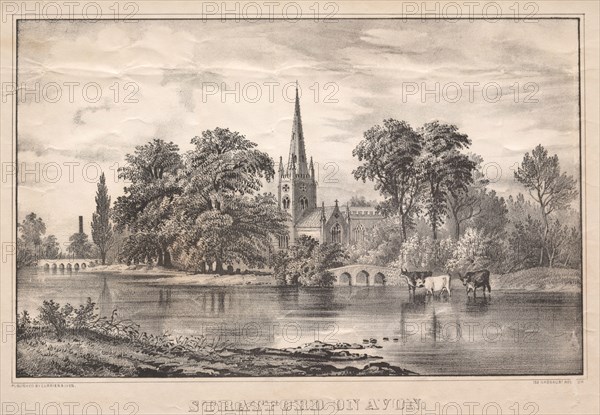 Stratford on Avon. And James Merritt Ives (American, 1824-1895), Nathaniel Currier (American, 1813-1888). Lithograph