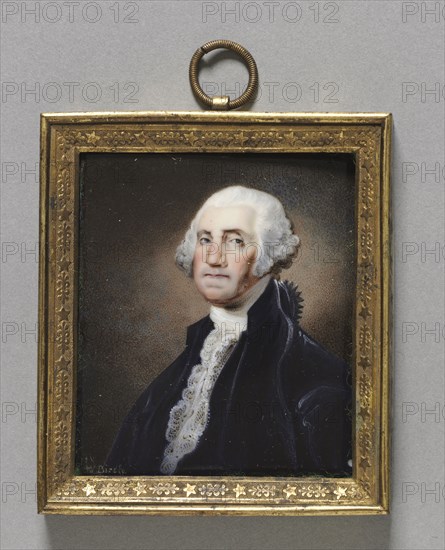 Portrait of George Washington, c. 1790s. William Russell Birch (American, 1755-1834). Enamel; framed: 8.9 x 7.8 cm (3 1/2 x 3 1/16 in.); unframed: 7.5 x 6.3 cm (2 15/16 x 2 1/2 in.).