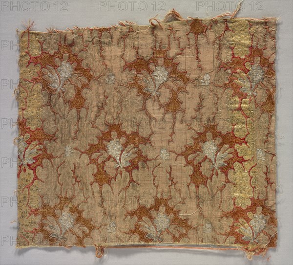 Silk Chenille, 18th century. Russia, 18th century. Fancy compound cloth, brocaded: silk and metal; average: 30.5 x 35.6 cm (12 x 14 in.).