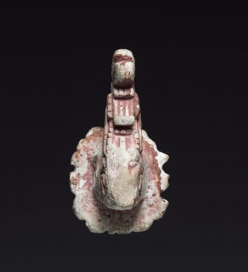 Ear Ornament, c. 600-900. Mexico or Central America, Maya, 7th-10th century. Shell; overall: 3.8 x 2.3 cm (1 1/2 x 7/8 in.).