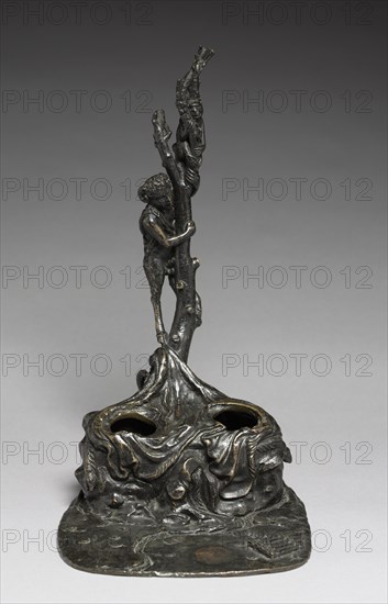 Base for a Satyr and Satyress Group, early 1500s or later. Italy, possibly Padua, early 16th century or later. Bronze; overall: 33.7 x 14.9 x 18.4 cm (13 1/4 x 5 7/8 x 7 1/4 in.).