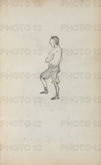 Italian Sketchbook: Standing Boy (page 245), 1898-1899. Maurice Prendergast (American, 1858-1924). Pencil; sheet: 16.7 x 10.8 cm (6 9/16 x 4 1/4 in.).