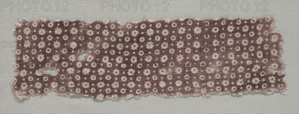 Fragment, 1100s - 1300s. India, 12th-14th century. Plain cloth, resist dyed; cotton; overall: 7 x 25.1 cm (2 3/4 x 9 7/8 in.).