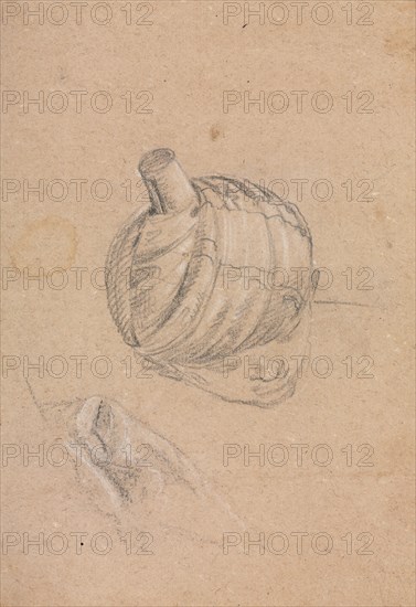 Verona Sketchbook: Head with turban (page 11), 1760. Francesco Lorenzi (Italian, 1723-1787). Black chalk with white heightening ; sheet: 32 x 23 cm (12 5/8 x 9 1/16 in.).