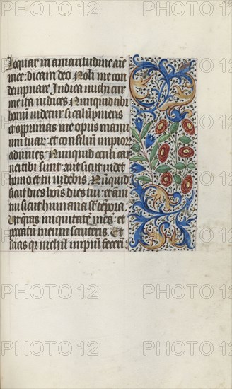 Book of Hours (Use of Rouen): fol. 116r, c. 1470. Master of the Geneva Latini (French, active Rouen, 1460-80). Ink, tempera, and gold on vellum; codex: 19.5 x 13.1 cm (7 11/16 x 5 3/16 in.)