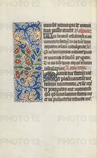 Book of Hours (Use of Rouen): fol. 116v, c. 1470. Master of the Geneva Latini (French, active Rouen, 1460-80). Ink, tempera, and gold on vellum; codex: 19.5 x 13.1 cm (7 11/16 x 5 3/16 in.)