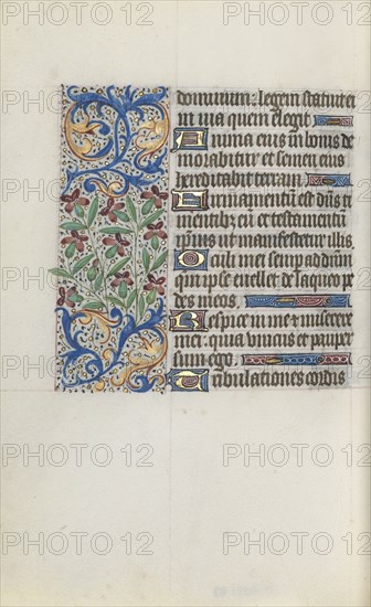 Book of Hours (Use of Rouen): fol. 119v, c. 1470. Master of the Geneva Latini (French, active Rouen, 1460-80). Ink, tempera, and gold on vellum; codex: 19.5 x 13.1 cm (7 11/16 x 5 3/16 in.).