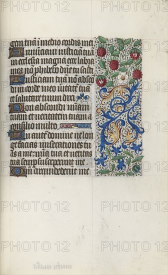 Book of Hours (Use of Rouen): fol. 126r, c. 1470. Master of the Geneva Latini (French, active Rouen, 1460-80). Ink, tempera, and gold on vellum; codex: 19.5 x 13.1 cm (7 11/16 x 5 3/16 in.)