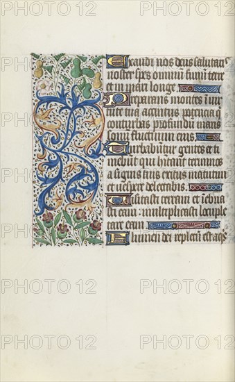 Book of Hours (Use of Rouen): fol. 136v, c. 1470. Master of the Geneva Latini (French, active Rouen, 1460-80). Ink, tempera, and gold on vellum; codex: 19.5 x 13.1 cm (7 11/16 x 5 3/16 in.).
