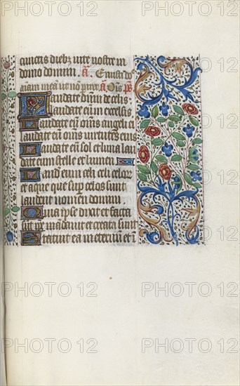 Book of Hours (Use of Rouen): fol. 141r, c. 1470. Master of the Geneva Latini (French, active Rouen, 1460-80). Ink, tempera, and gold on vellum; codex: 19.5 x 13.1 cm (7 11/16 x 5 3/16 in.)