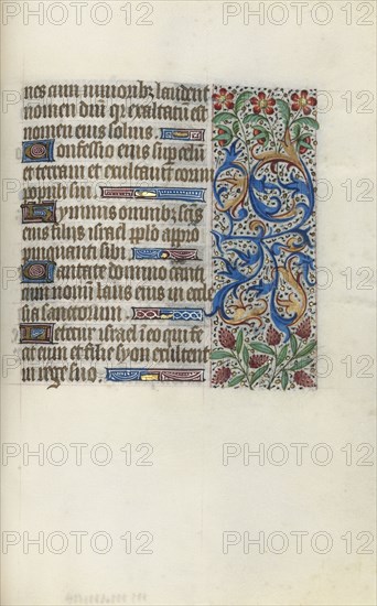 Book of Hours (Use of Rouen): fol. 142r, c. 1470. Master of the Geneva Latini (French, active Rouen, 1460-80). Ink, tempera, and gold on vellum; codex: 19.5 x 13.1 cm (7 11/16 x 5 3/16 in.).