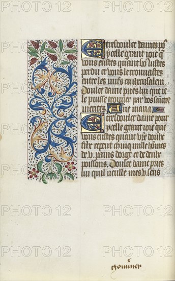 Book of Hours (Use of Rouen): fol. 149v, c. 1470. Master of the Geneva Latini (French, active Rouen, 1460-80). Ink, tempera, and gold on vellum; codex: 19.5 x 13.1 cm (7 11/16 x 5 3/16 in.)