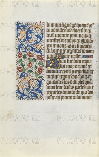 Book of Hours (Use of Rouen): fol. 152v, c. 1470. Master of the Geneva Latini (French, active Rouen, 1460-80). Ink, tempera, and gold on vellum; codex: 19.5 x 13.1 cm (7 11/16 x 5 3/16 in.)