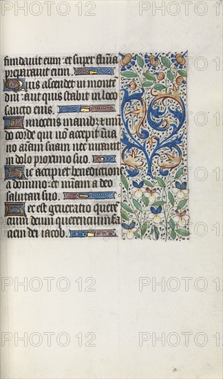 Book of Hours (Use of Rouen): fol. 34r, c. 1470. Master of the Geneva Latini (French, active Rouen, 1460-80). Ink, tempera, and gold on vellum; codex: 19.5 x 13.1 cm (7 11/16 x 5 3/16 in.).