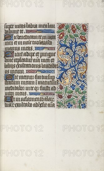 Book of Hours (Use of Rouen): fol. 40r, c. 1470. Master of the Geneva Latini (French, active Rouen, 1460-80). Ink, tempera, and gold on vellum; codex: 19.5 x 13.1 cm (7 11/16 x 5 3/16 in.)