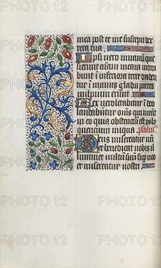 Book of Hours (Use of Rouen): fol. 40v, c. 1470. Master of the Geneva Latini (French, active Rouen, 1460-80). Ink, tempera, and gold on vellum; codex: 19.5 x 13.1 cm (7 11/16 x 5 3/16 in.)