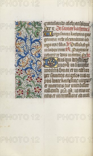 Book of Hours (Use of Rouen): fol. 53v, c. 1470. Master of the Geneva Latini (French, active Rouen, 1460-80). Ink, tempera, and gold on vellum; codex: 19.5 x 13.1 cm (7 11/16 x 5 3/16 in.)