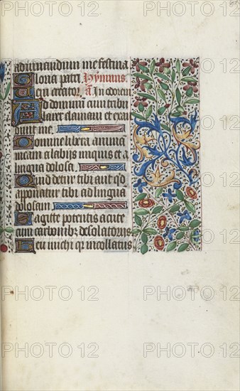 Book of Hours (Use of Rouen): fol. 61r, c. 1470. Master of the Geneva Latini (French, active Rouen, 1460-80). Ink, tempera, and gold on vellum; codex: 19.5 x 13.1 cm (7 11/16 x 5 3/16 in.).