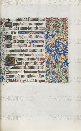 Book of Hours (Use of Rouen): fol. 63r, c. 1470. Master of the Geneva Latini (French, active Rouen, 1460-80). Ink, tempera, and gold on vellum; codex: 19.5 x 13.1 cm (7 11/16 x 5 3/16 in.)