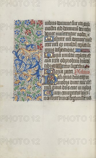 Book of Hours (Use of Rouen): fol. 70v, c. 1470. Master of the Geneva Latini (French, active Rouen, 1460-80). Ink, tempera, and gold on vellum; codex: 19.5 x 13.1 cm (7 11/16 x 5 3/16 in.).