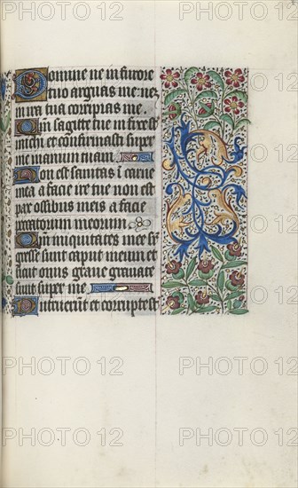 Book of Hours (Use of Rouen): fol. 83r, c. 1470. Master of the Geneva Latini (French, active Rouen, 1460-80). Ink, tempera, and gold on vellum; codex: 19.5 x 13.1 cm (7 11/16 x 5 3/16 in.).
