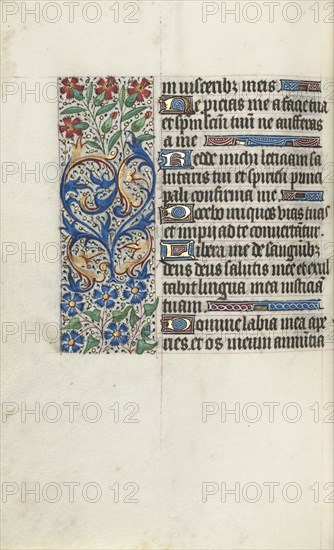 Book of Hours (Use of Rouen): fol. 86v, c. 1470. Master of the Geneva Latini (French, active Rouen, 1460-80). Ink, tempera, and gold on vellum; codex: 19.5 x 13.1 cm (7 11/16 x 5 3/16 in.)