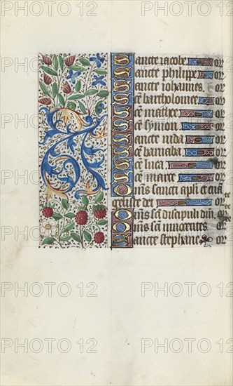 Book of Hours (Use of Rouen): fol. 93v, c. 1470. Master of the Geneva Latini (French, active Rouen, 1460-80). Ink, tempera, and gold on vellum; codex: 19.5 x 13.1 cm (7 11/16 x 5 3/16 in.)