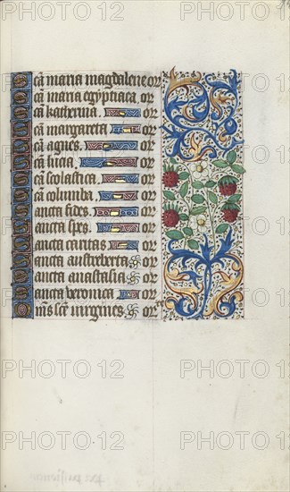 Book of Hours (Use of Rouen): fol. 94r, c. 1470. Master of the Geneva Latini (French, active Rouen, 1460-80). Ink, tempera, and gold on vellum; codex: 19.5 x 13.1 cm (7 11/16 x 5 3/16 in.).