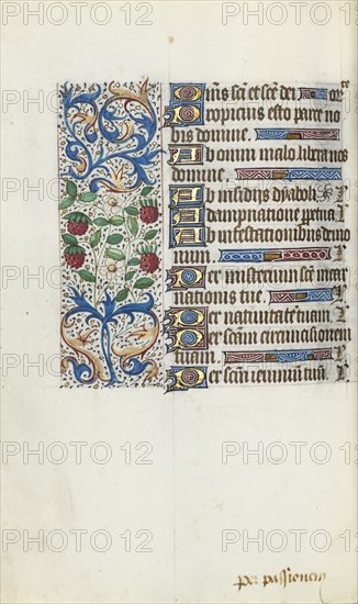 Book of Hours (Use of Rouen): fol. 94v, c. 1470. Master of the Geneva Latini (French, active Rouen, 1460-80). Ink, tempera, and gold on vellum; codex: 19.5 x 13.1 cm (7 11/16 x 5 3/16 in.).
