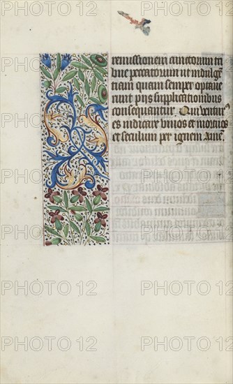 Book of Hours (Use of Rouen): fol. 96v, c. 1470. Master of the Geneva Latini (French, active Rouen, 1460-80). Ink, tempera, and gold on vellum; codex: 19.5 x 13.1 cm (7 11/16 x 5 3/16 in.)