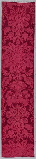 Two Large Damask Cloths, 1600s. Italy, 17th century. Damask, silk; overall: 300 x 65.5 cm (118 1/8 x 25 13/16 in.)