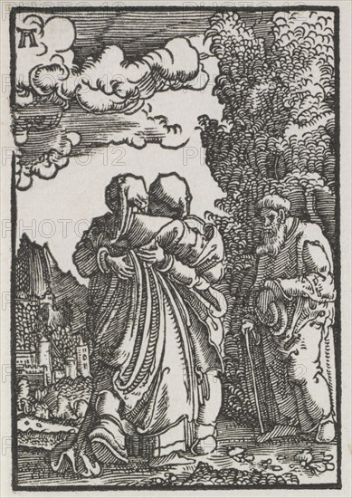 The Fall and Redemption of Man: The Visitation, c. 1515. Albrecht Altdorfer (German, c. 1480-1538). Woodcut