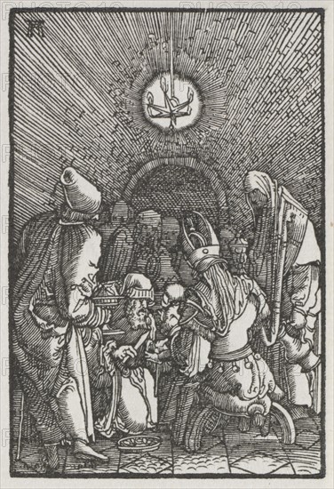 The Fall and Redemption of Man:  The Circumcision, c. 1515. Albrecht Altdorfer (German, c. 1480-1538). Woodcut