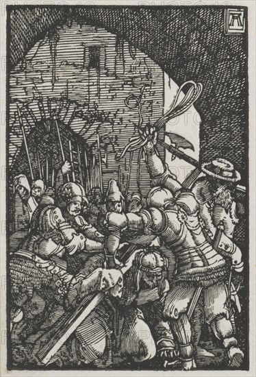 The Fall and Redemption of Man:  Christ Bearing the Cross, c. 1515. Albrecht Altdorfer (German, c. 1480-1538). Woodcut