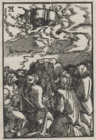 The Fall and Redemption of Man:  The Ascension, c. 1515. Albrecht Altdorfer (German, c. 1480-1538). Woodcut