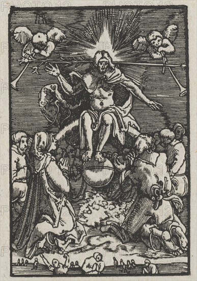 The Fall and Redemption of Man:  The Last Judgment, c. 1515. Albrecht Altdorfer (German, c. 1480-1538). Woodcut