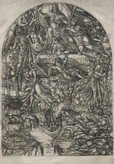 The Apocalypse: The Opening of the Seventh Seal, 1546-1556. Jean Duvet (French, 1485-1561). Engraving