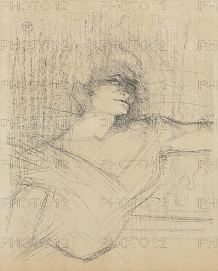 Yvette Guilbert-English Series:  Dans la glu, 1898. Henri de Toulouse-Lautrec (French, 1864-1901). Lithograph